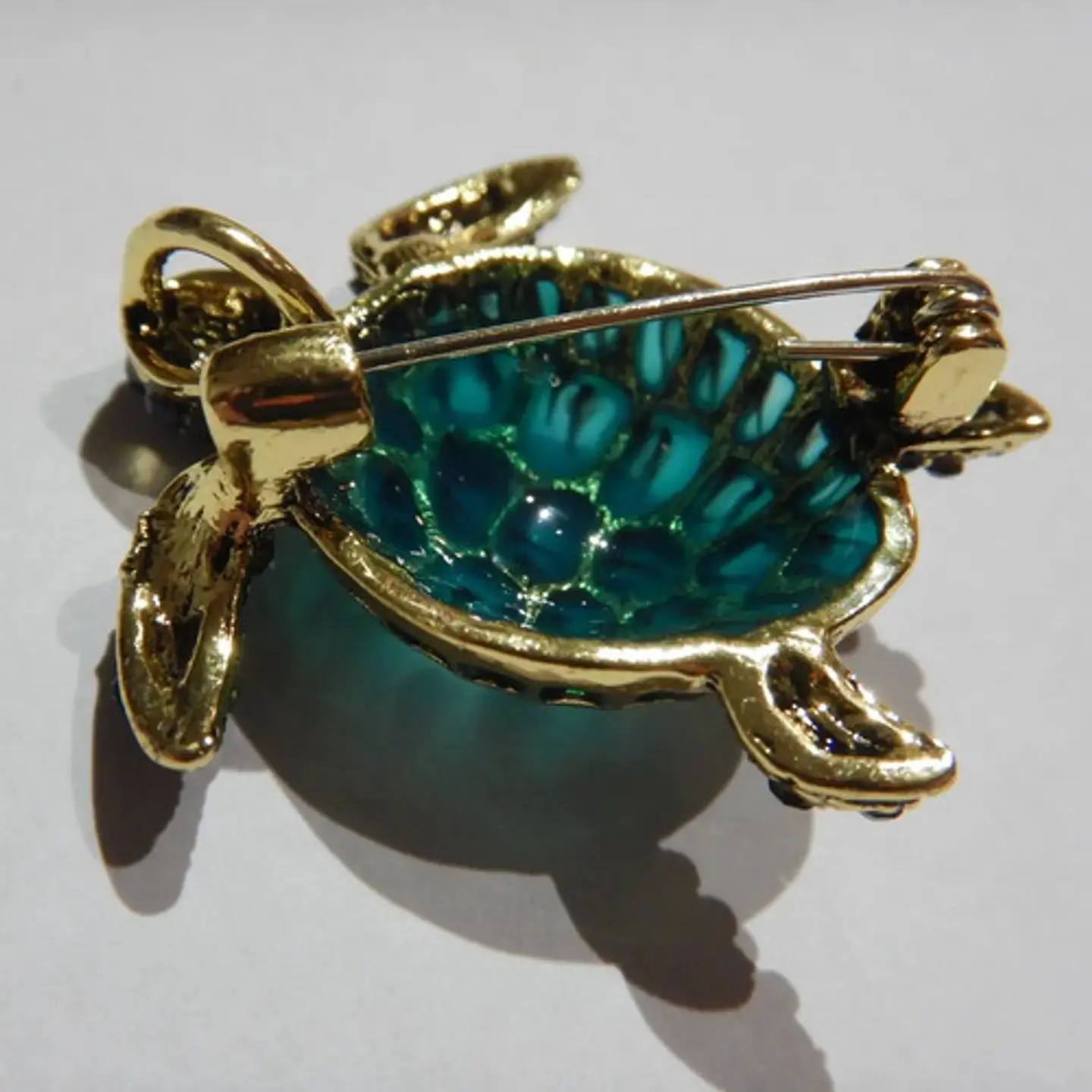 Broche De Alfiler Para Hombre Y Mujer Tortuga Esmaltada Moda 3