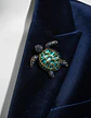 Broche De Alfiler Para Hombre Y Mujer Tortuga Esmaltada Moda - Miniatura 5