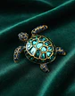 Broche De Alfiler Para Hombre Y Mujer Tortuga Esmaltada Moda - Miniatura 8