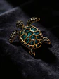 Broche De Alfiler Para Hombre Y Mujer Tortuga Esmaltada Moda - Miniatura 10