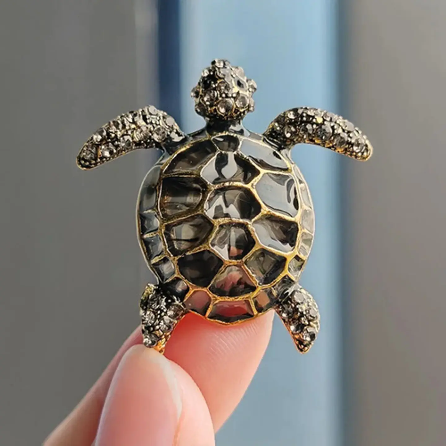 Broche De Alfiler Para Hombre Y Mujer Tortuga Esmaltada Moda 12
