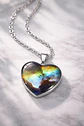 Collar Para Hombre Y Mujer Dije Corazon De Cristal Galaxia - Miniatura 28