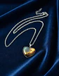 Collar Para Hombre Y Mujer Dije Corazon De Cristal Galaxia - Miniatura 40