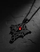 Collar Para Hombre Y Mujer Dije Dragón Tres Cabezas Gótico - Miniatura 9