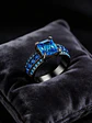 Anillo Vintage Moderno Negro Para Mujeres Con Piedra Lujo - Miniatura 22