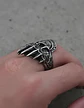 Anillo Para Hombres De Acero Forma De Rey Calavera Cráneo - Miniatura 3