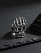 Anillo Para Hombres De Acero Forma De Rey Calavera Cráneo - Miniatura 7