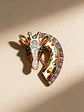 Broche De Alfiler Para Hombres Y Mujeres Jirafa Multicolor - Miniatura 2