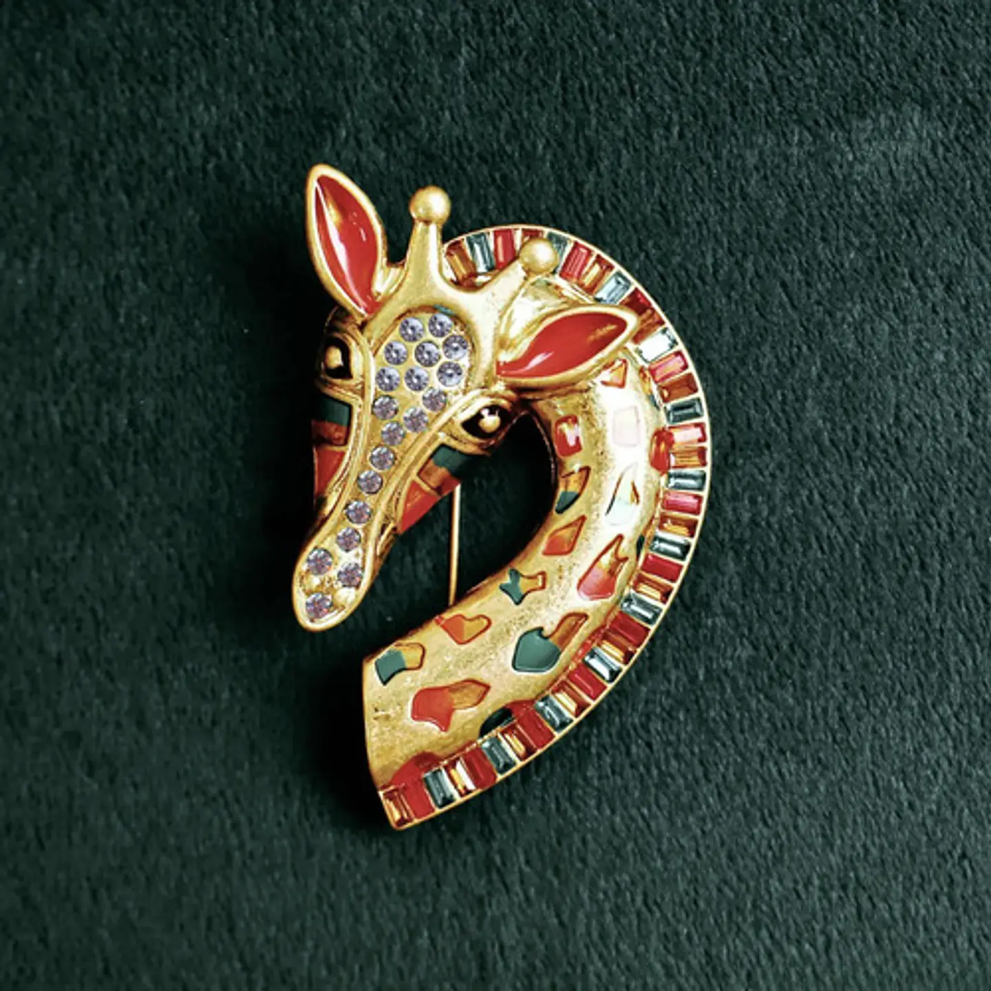 Broche De Alfiler Para Hombres Y Mujeres Jirafa Multicolor 4