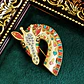 Broche De Alfiler Para Hombres Y Mujeres Jirafa Multicolor - Miniatura 5
