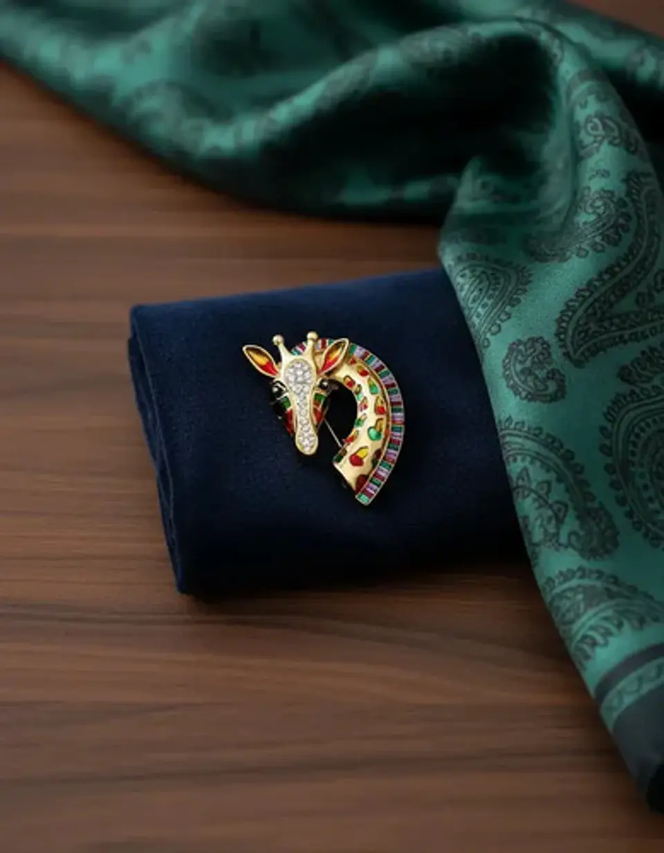 Broche De Alfiler Para Hombres Y Mujeres Jirafa Multicolor 7