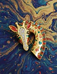 Broche De Alfiler Para Hombres Y Mujeres Jirafa Multicolor - Miniatura 9