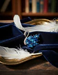 Broche De Alfiler Elegante Para Mujeres Cisne Azul Cristal - Miniatura 6