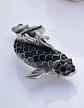 Broche De Alfiler Para Hombre Y Mujer Pez Koi Rojo Esmaltado - Miniatura 12