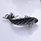 Broche De Alfiler Para Hombre Y Mujer Pez Koi Rojo Esmaltado - Miniatura 14