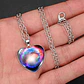 Collar Para Hombres Y Mujeres Dije Corazón Nebulosa Galaxia - Miniatura 26