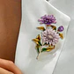 Broche De Alfiler Para Mujeres Floral Esmaltada Margarita - Miniatura 6