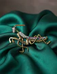 Broche De Alfiler Hombre Y Mujer En Forma De Insecto Mantis - Miniatura 4