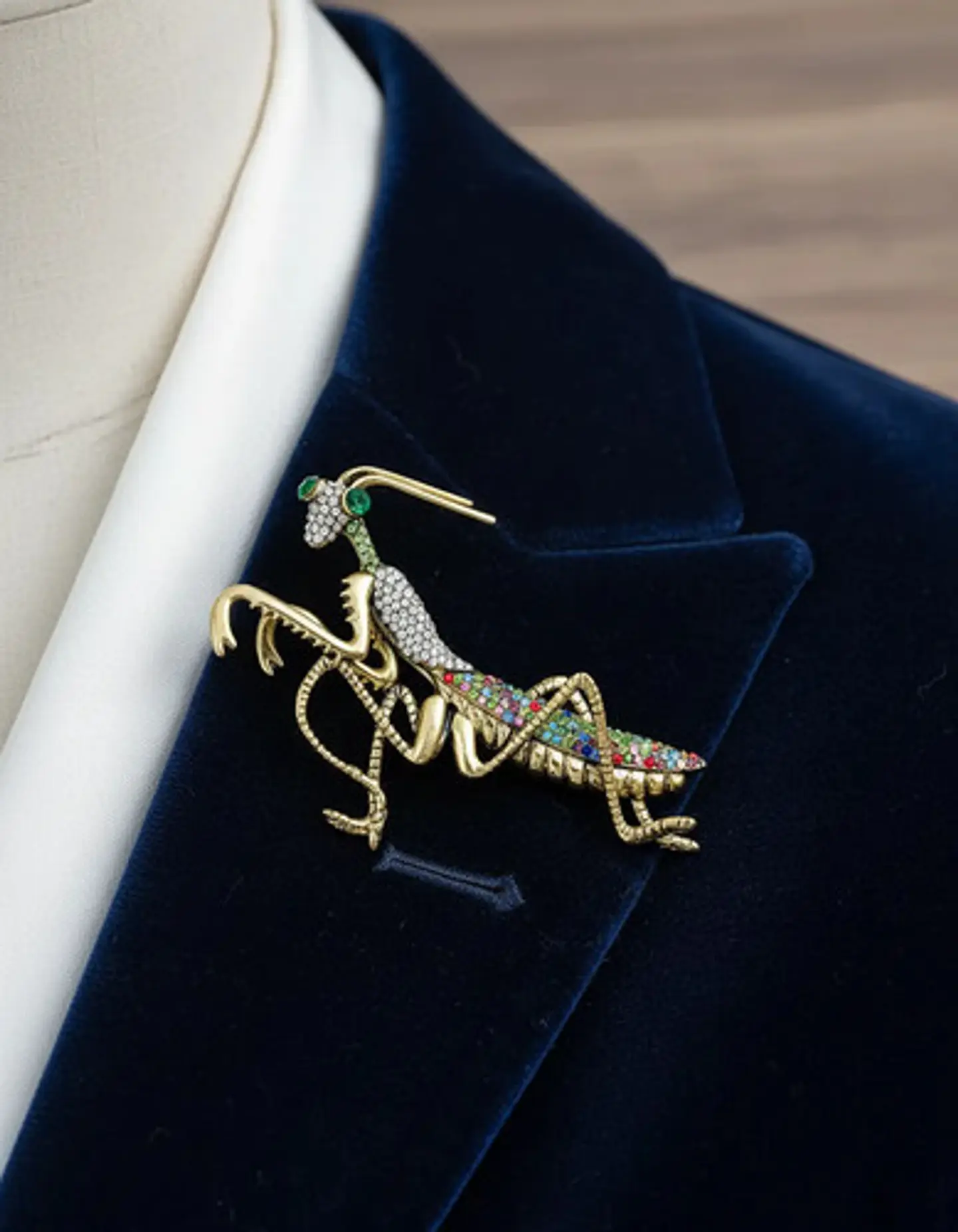 Broche De Alfiler Hombre Y Mujer En Forma De Insecto Mantis 8