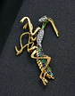 Broche De Alfiler Hombre Y Mujer En Forma De Insecto Mantis - Miniatura 9
