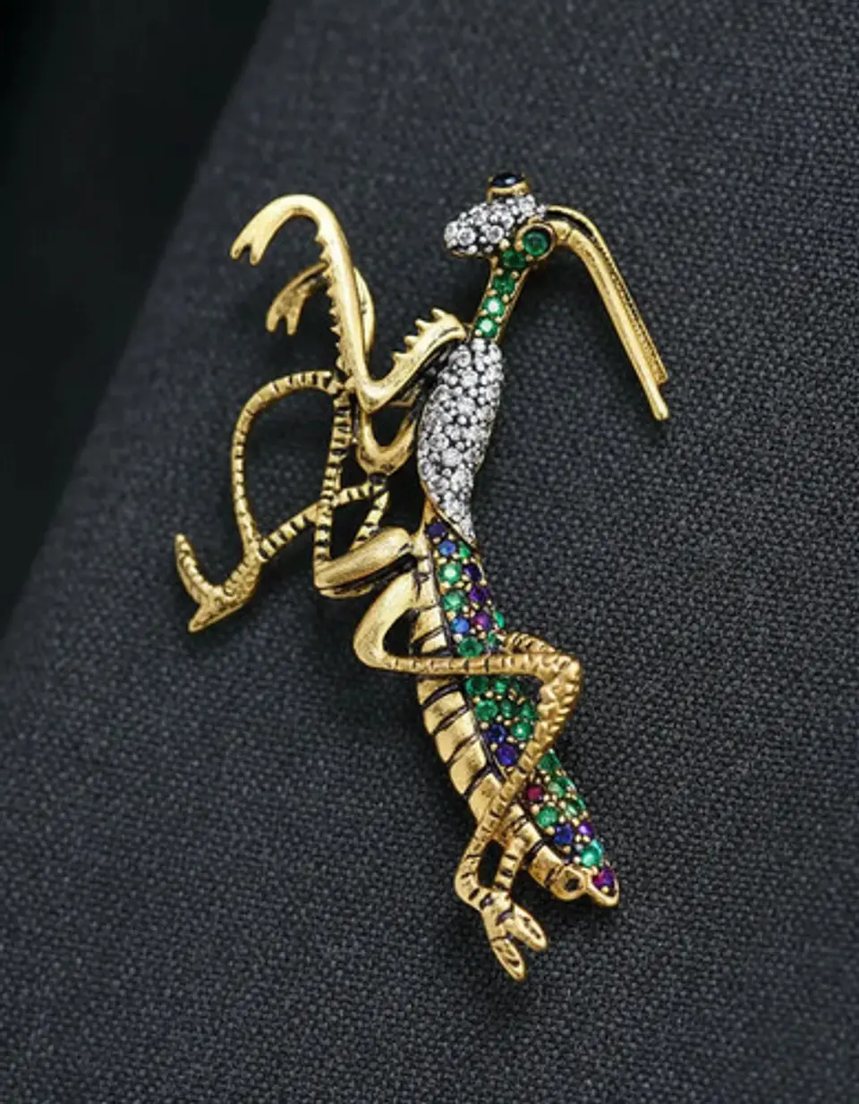 Broche De Alfiler Hombre Y Mujer En Forma De Insecto Mantis 9