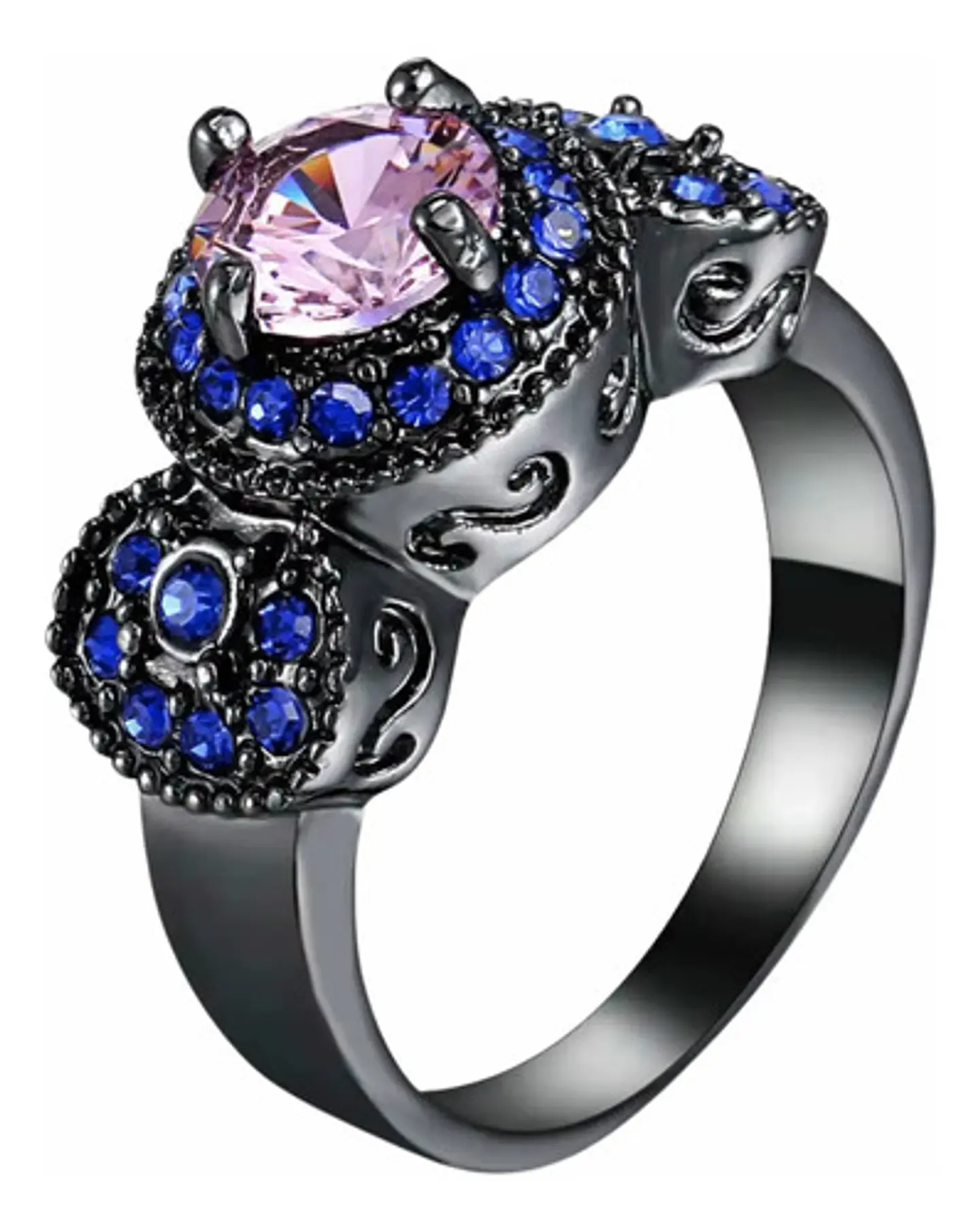 Anillo Vintage Moderno Para Mujeres Con Piedra Lujo Elegante 1