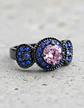 Anillo Vintage Moderno Para Mujeres Con Piedra Lujo Elegante - Miniatura 4