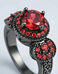 Anillo Vintage Moderno Para Mujeres Con Piedra Lujo Elegante - Miniatura 10