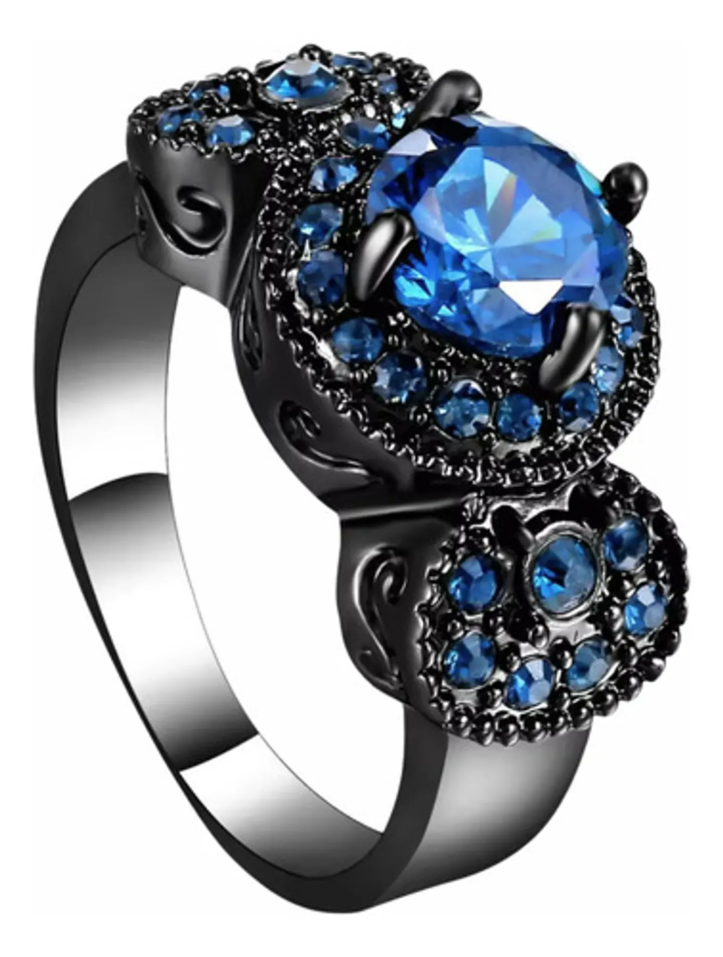 Anillo Vintage Moderno Para Mujeres Con Piedra Lujo Elegante 11