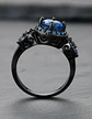 Anillo Vintage Moderno Para Mujeres Con Piedra Lujo Elegante - Miniatura 12