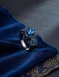 Anillo Vintage Moderno Para Mujeres Con Piedra Lujo Elegante - Miniatura 13