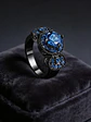 Anillo Vintage Moderno Para Mujeres Con Piedra Lujo Elegante - Miniatura 14