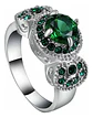 Anillo Vintage Moderno Para Mujeres Con Piedra Lujo Elegante - Miniatura 20