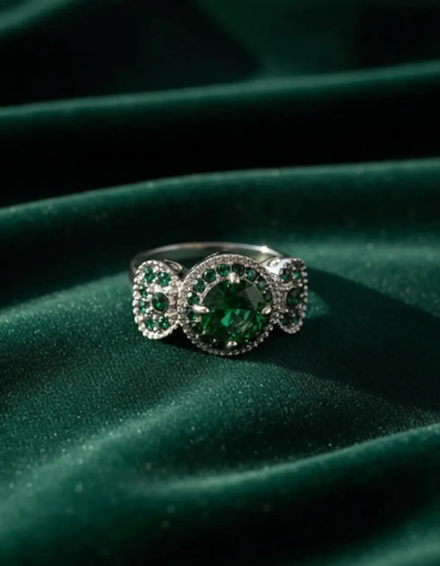 Anillo Vintage Moderno Para Mujeres Con Piedra Lujo Elegante 22