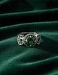 Anillo Vintage Moderno Para Mujeres Con Piedra Lujo Elegante - Miniatura 22