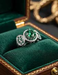 Anillo Vintage Moderno Para Mujeres Con Piedra Lujo Elegante - Miniatura 23