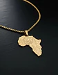 Collar De Acero Para Hombre Y Mujer Dije África Ojo De Horus - Miniatura 8
