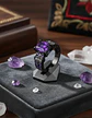 Anillo Negro Vintage Moderno Para Mujeres Piedras Cz Lujo - Miniatura 14