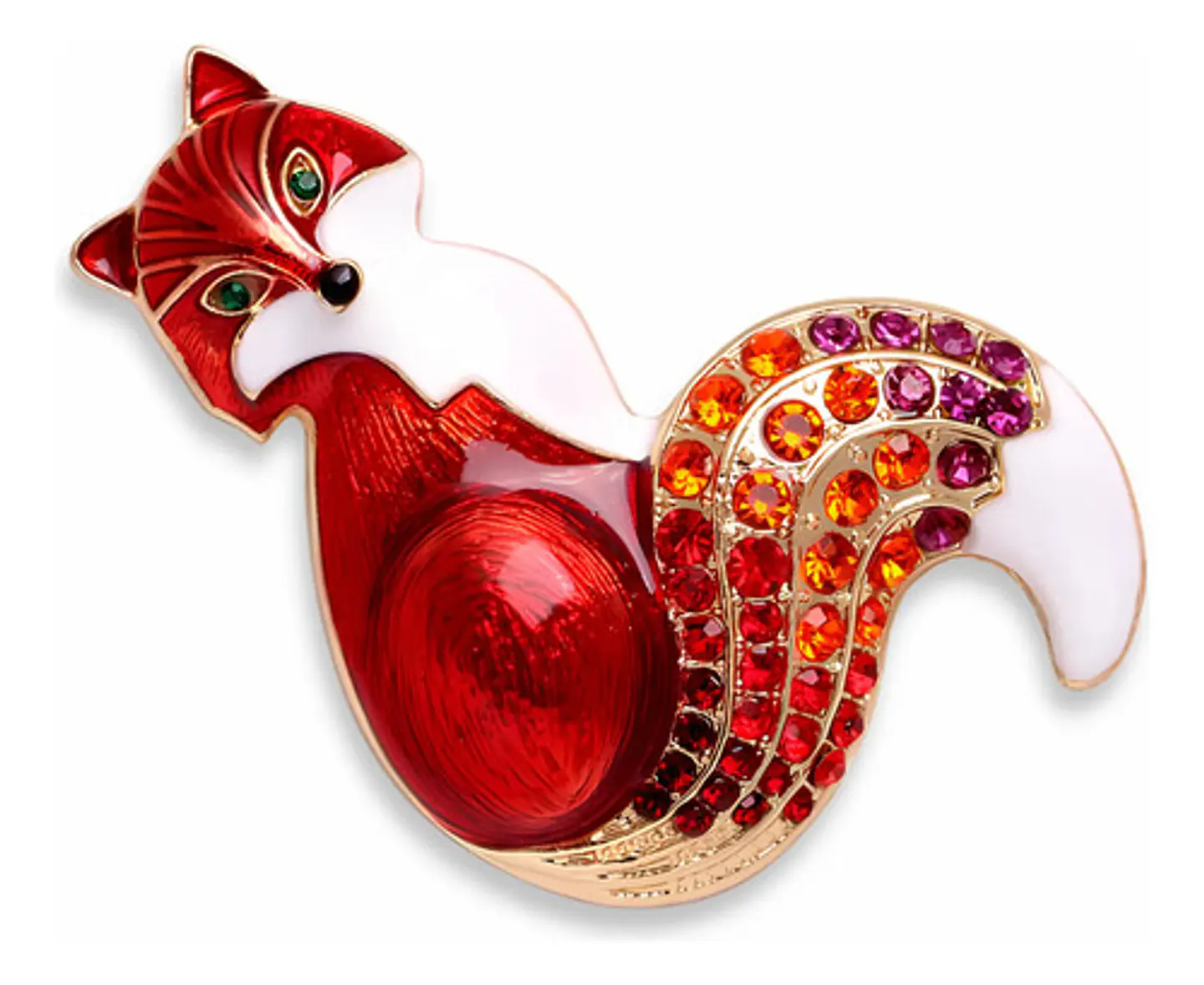 Broche De Alfiler Para Hombre Y Mujer Zorro Animal Esmaltado 1