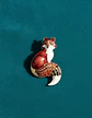 Broche De Alfiler Para Hombre Y Mujer Zorro Animal Esmaltado - Miniatura 9