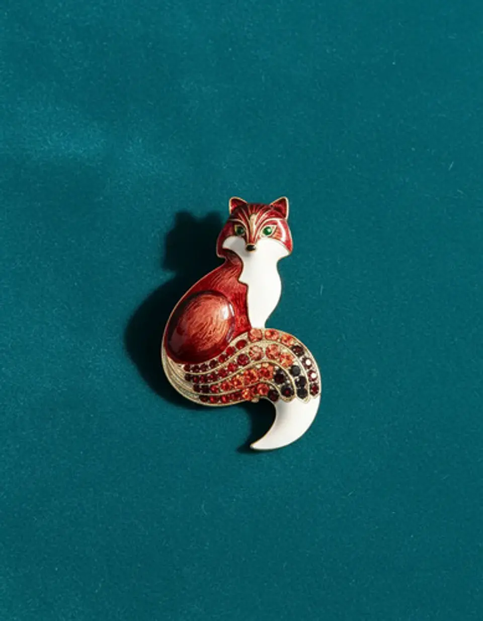 Broche De Alfiler Para Hombre Y Mujer Zorro Animal Esmaltado 9
