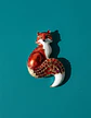 Broche De Alfiler Para Hombre Y Mujer Zorro Animal Esmaltado - Miniatura 10