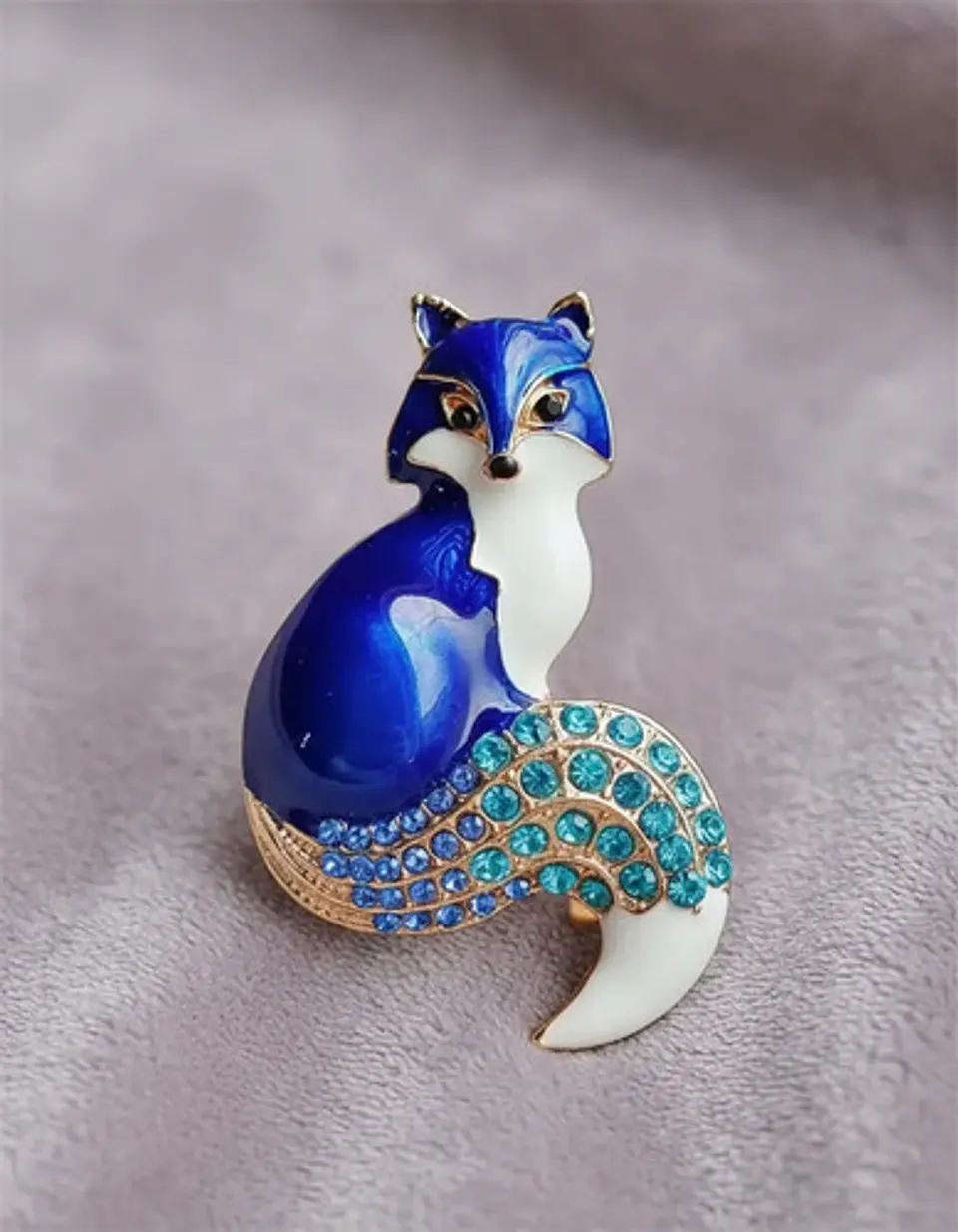Broche De Alfiler Para Hombre Y Mujer Zorro Animal Esmaltado 15