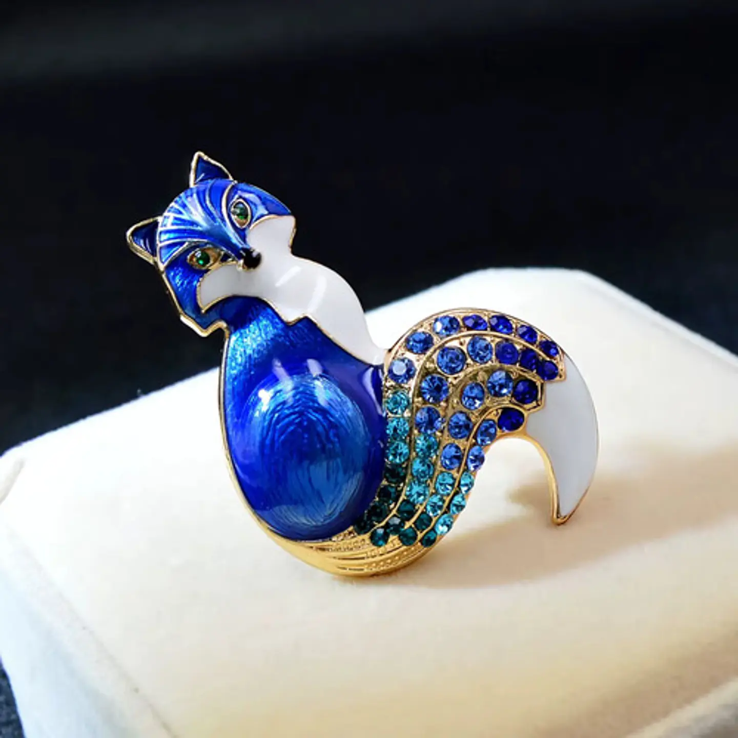 Broche De Alfiler Para Hombre Y Mujer Zorro Animal Esmaltado 19