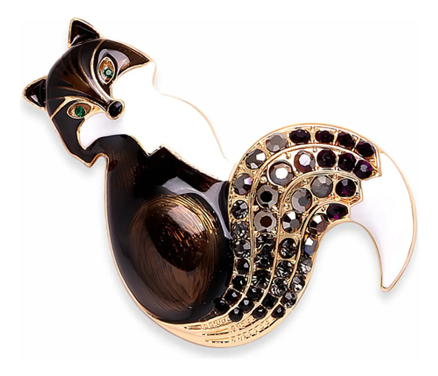 Broche De Alfiler Para Hombre Y Mujer Zorro Animal Esmaltado 21