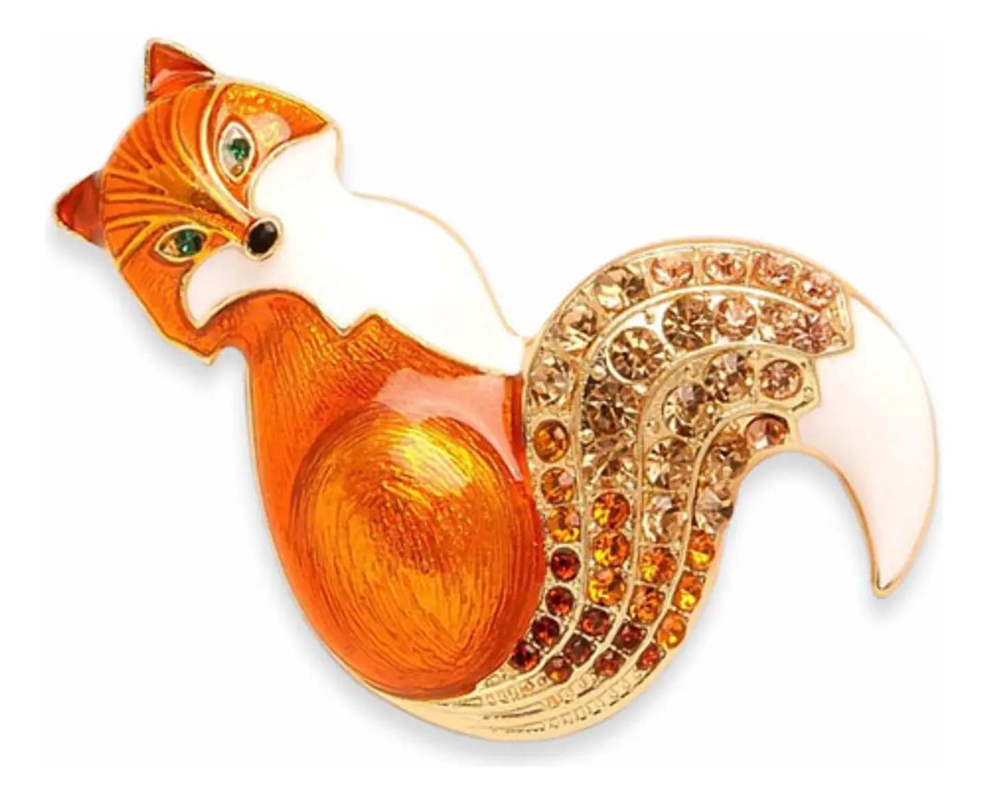 Broche De Alfiler Para Hombre Y Mujer Zorro Animal Esmaltado 29
