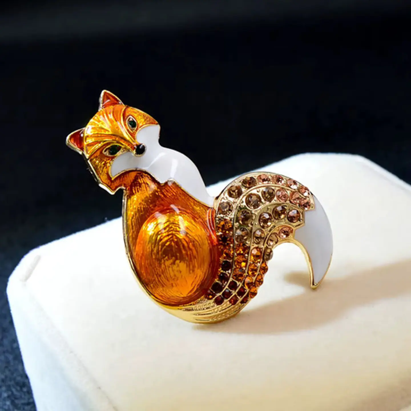 Broche De Alfiler Para Hombre Y Mujer Zorro Animal Esmaltado 37