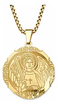 Collar Acero Para Hombre Y Mujer Dije Saint Michael Arcángel - Miniatura 1