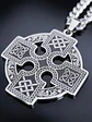 Collar Para Hombre Y Mujer Dije Nudo Bruja Cruz Celta Acero - Miniatura 7
