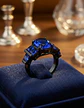 Anillo Vintage Moderno Para Mujeres Piedras Lujo Elegante - Miniatura 11